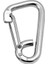 Paslanmaz Çelik Yay Hook Carabiner Klipsi Anahtarlık 60MM 80MM 100MM Kamp M10 100MM (Yurt Dışından) 2