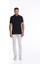 Erkek Lacivert Regular Fit %100 Pamuk Polo Yaka Tişört 4
