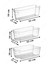 Buzdolabı & Dolap Içi Düzenleyici Organizer 3'lü Set Şeffaf 4