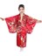 Kemerli Çiçek Desenli Japon Tarzı Çocuk Kimono Xl - Kırmızı (Yurt Dışından) 1