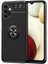 Samsung Galaxy A13 4g Kılıf Silikon Ravel Yüzüklü Standlı + Temperli Kırılmaz Cam 1