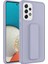 - Samsung Galaxy A53 5G - Kılıf Mat Koruyucu El Tutacaklı Stand Olabilen Qstand Kapak - Gri 1