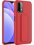 - Xiaomi Redmi Note 10 - Kılıf Mat Koruyucu El Tutacaklı Stand Olabilen Qstand Kapak - Kırmızı 1