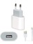 Apple Iphone 18 Watt USB Şarj Cihazı USB To Lightning Kablo Set 2