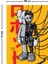 Kaws Robotik Duvar Örtüsü Halısı 140 x 100 CM-70X100 cm 1