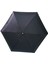 Mini Cep Boy Siyah Unisex Şemsiye Fiber 7 Tel 17 cm 3