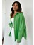 Yeşil Oversize Basic Cepli Poplin Gömlek MG1530 2