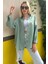 Mad Girls Çağla Yeşili Oversize Gömlek MG1369 1