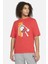 Jordan Vintage Graphic Tee Baskılı Pamuklu Kırmızı Tişört 1