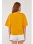 Sarı Oversize Baskılı T-Shirt 5