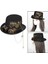 Victoria Steampunk Şapka ile Gözlük Vintage Şapka Şenlikli Giyinmek Için (Yurt Dışından) 5