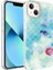 Apple iPhone 13 Kılıf Darbeye Dayanıklı Fosforlu Yüzey Desenli Bella Silikon Kapak Mavi 1