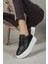 Siyah Beyaz Kadın Sneaker 0012255 1