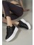 Siyah Beyaz Kadın Sneaker 0012255 3