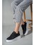 Siyah Beyaz Kadın Sneaker 0012255 5