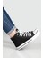 Rockstar Boğazlı Keten Converse Siyah Unisex Spor Ayakkabı 303 3