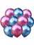 Pembe-Mavi Krom Balon 30 Adet 1
