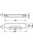 Hafele Elto Kablo Kanalı Oval Siyah 200MM 2