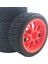 4 Adet Zarif 1:10 Hex 12MM Yol Lastikleri Tamiya CC01 Axial SCX10 Kırmızı (Yurt Dışından) 4