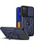 Xiaomi Redmi Note 11 Pro Kılıf Sert Silikon Tank Aramid Sürgülü Vega Yüzüklü Lacivert 1