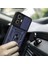 Xiaomi Mi 11T 5g Kılıf Sert Silikon Tank Aramid Sürgülü Vega Yüzüklü Lacivert 3