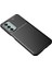 Casestreet Samsung Galaxy M23 Kılıf Negro Karbon Kamera Korumalı Silikon+Nano Glass Siyah 2