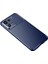 Casestreet Oppo Reno 7 Kılıf Negro Karbon Kamera Korumalı Silikon Lüx Lacivert 2