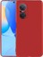 Huawei Nova 9 Se Kılıf Mat Kamera Korumalı Soft Premier Silikon+Nano Glass Kırmızı 1