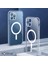 Apple iPhone 12 Uyumlu Magsafe Kılıf 6.1 Inç Şeffaf Magsafe Full Kamera Korumalı Kapak 4