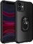 Iphone 11 Tam Korumalı Yüzüklü Renkli Kenarlı Manyetik Mola Kılıf 1