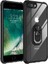 Iphone 8 Plus Tam Korumalı Yüzüklü Renkli Kenarlı Manyetik Mola Kılıf 1