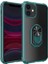 Iphone 11 Tam Korumalı Yüzüklü Renkli Kenarlı Manyetik Mola Kılıf 1