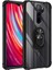 Xiaomi Redmi Note 8 Pro Tam Korumalı Yüzüklü Renkli Kenarlı Manyetik Mola Kılıf 1