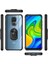 Xiaomi Redmi Note 9 Tam Korumalı Yüzüklü Renkli Kenarlı Manyetik Mola Kılıf 4