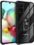 Samsung Galaxy A51 Tam Korumalı Yüzüklü Renkli Kenarlı Manyetik Mola Kılıf Ekran Koruyucu 1