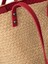 Kadın Kırmızı Askılı El Yapımı Hasır Omuz Çantası 3