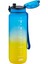 Tritan Matara 1000 ml Sarı Lacivert Çift Renk 2