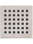 YT45 Paslanmaz Çelik Kare Delikli Banyo Yer Süzgeç Izgarası-Üst Kapak 10X10CM Yer Süzgeçleri Için Uyumlu 1