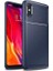 Xiaomi Mi 8 Pro Karbon Görünüm Negro Silikon Kılıf Ekran Koruyucu 1
