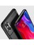 Xiaomi Mi 8 Pro Karbon Görünüm Negro Silikon Kılıf Ekran Koruyucu 4