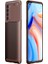 Oppo Reno 4 Pro (CPH2109) Karbon Görünüm Negro Silikon Kılıf Ekran Koruyucu 1