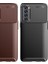 Oppo Reno 4 Pro (CPH2109) Karbon Görünüm Negro Silikon Kılıf Ekran Koruyucu 3