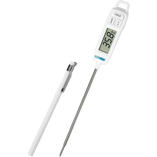 Vzn Dijital Termometre Gıda Sıvı Sıcaklık Ölçer Vzn Tp-101 Ince