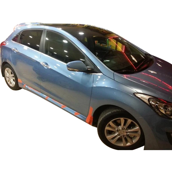 Hyundai I30 (2011-2016) Custom Yan Marşpiyel Seti (Plastik)