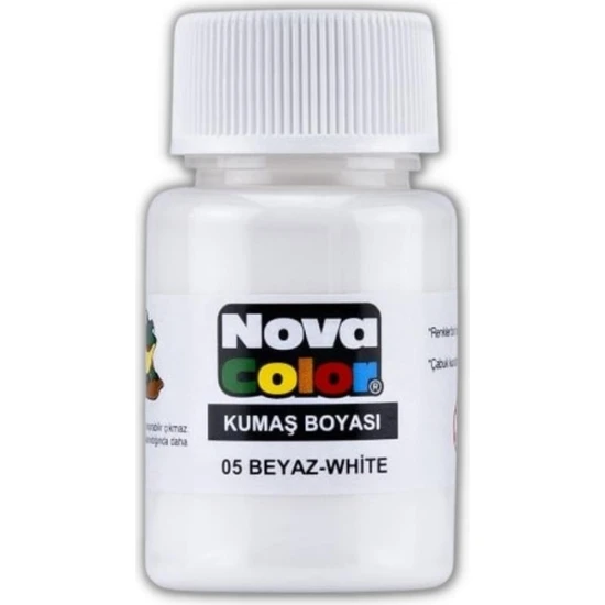 Nova Color Kumaş Boyası Tişört Çanta Tekstil Boyası 30 ml 1 Adet Nova Color Kumaş Boyası 1 Adet