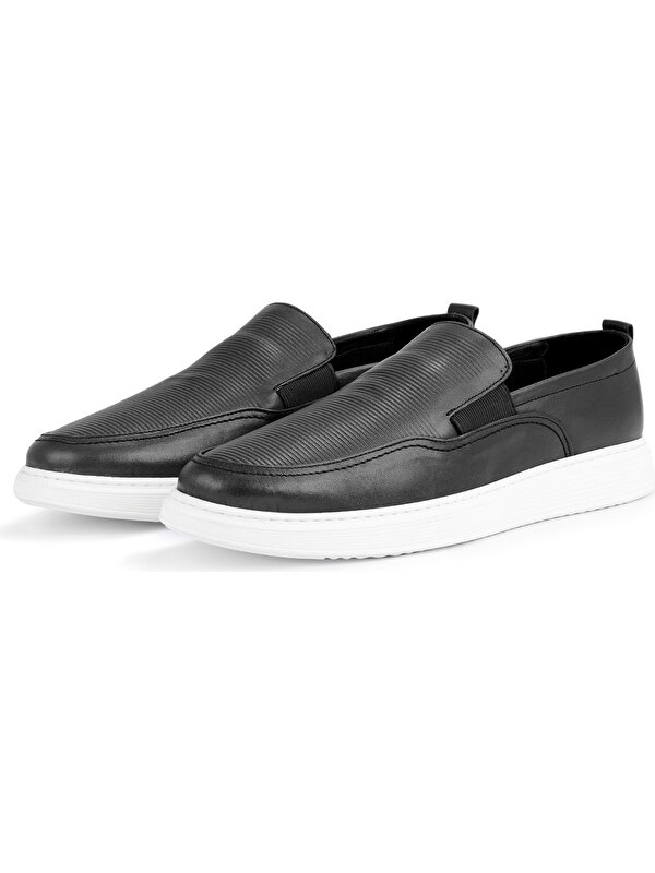 Ducavelli Seon Hakiki Deri Erkek Günlük Ayakkabı Loafer Ayakkabı