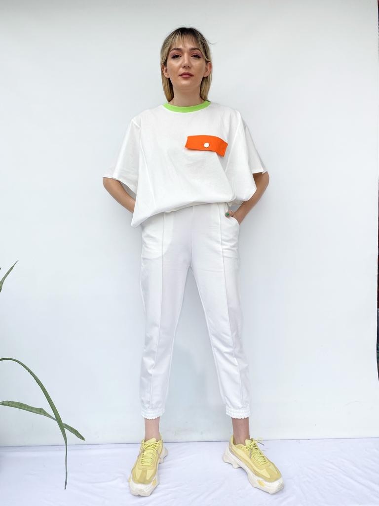 Key Moda Kadın Tshirt ve Eşofman Altı Ikili Takım görsel 5