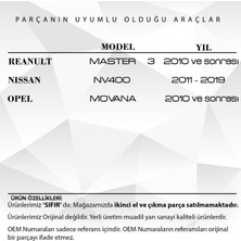 Alpha Auto Part Renault Master 3, Nissan NV400, Opel Movano Için Yan Kapı Sinyali