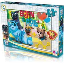 KS PDP709 Ks Puppy Dog Pals / 50 Parça Puzzle