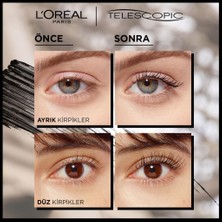 L'Oréal Paris Telescopic Carbon Black Maskara - Siyah